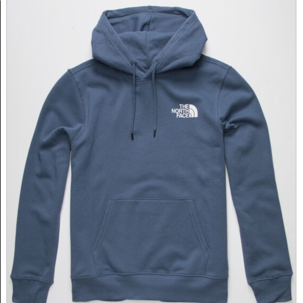 dark blue north face hoodie medium